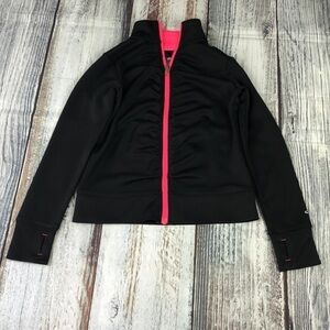 Champion DUO DRY Black/Pink Girls Jacket Sz M 7-8